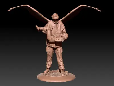 Firefighter Angel 3D print model