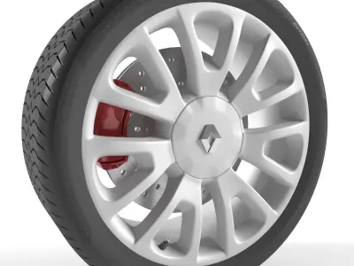 Renault Clio Wheel 3D model