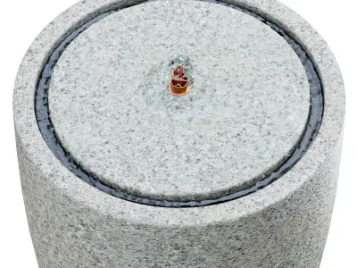 Manzanita Concrete Fountain 3D model