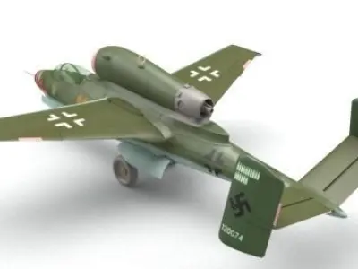 plane toy fighter jet 3D model