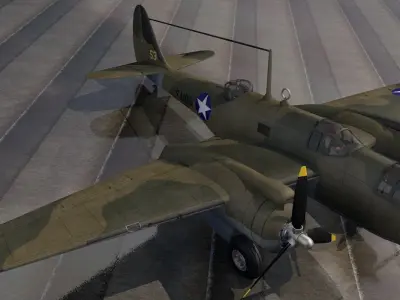 Martin 187 Baltimore Mk-3 - A-30 3D model