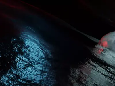 Sci-fi Outer Space 3D model