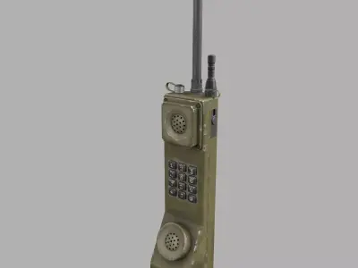 call in radio 3D model