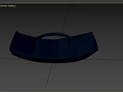Duffel Bag Low-poly 3D model