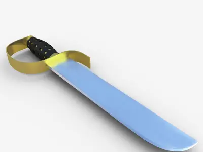 Butterfly Sword 3D model
