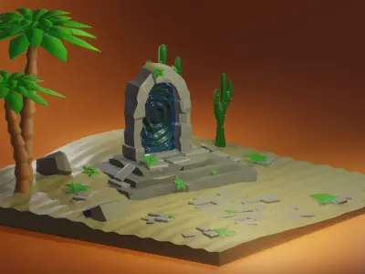 Magic Portal 3D model