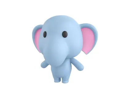 Character036 Elephant 3D model