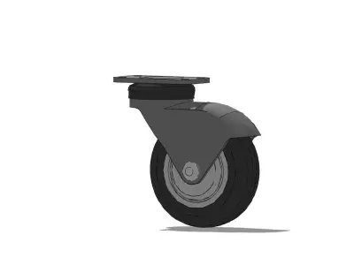 AIR PLANE TYRE Low-poly 3D model