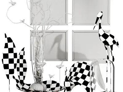 Decor set 45 3D model