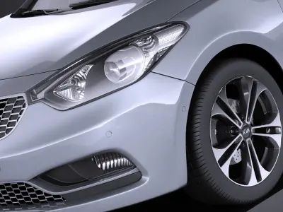 Kia Cerato k3 forte 2016 VRAY 3D model purchase