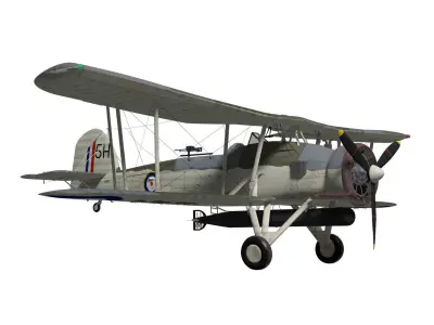 fairey swordfish Mk1 3D model