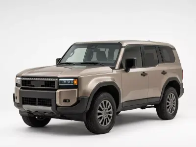 Modern 2024 Toyota Land Cruiser J250 SUV Low-poly 3D model