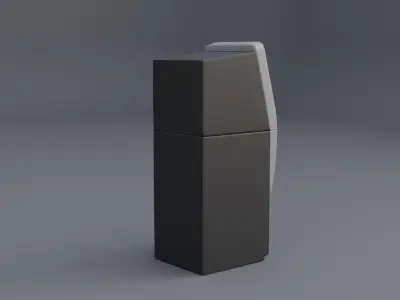 ATM Machine Low-poly 3D model