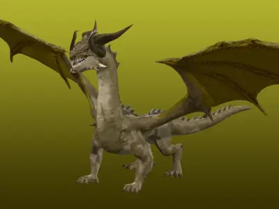 Desert Dragon Ancient 3D model