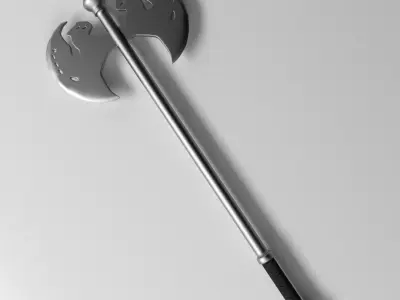 Double Dragon Battle Axe 3D model