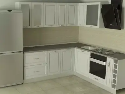 Classic Kitchen 6 Free 3D model