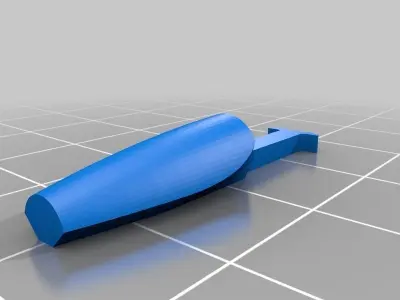 Bugatti 100P mini snap together Free 3D print model