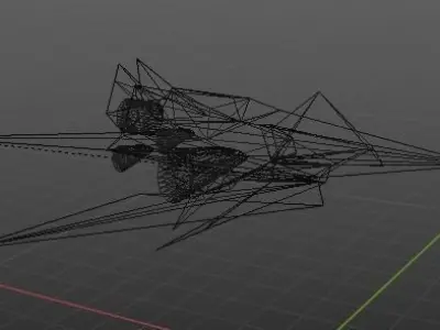 Sparrow MK1 Low-poly 3D model