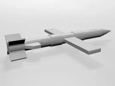 Missile 01 3D model
