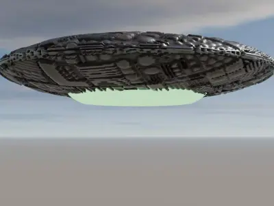 UFO 3D MODEL Low-poly 3D model