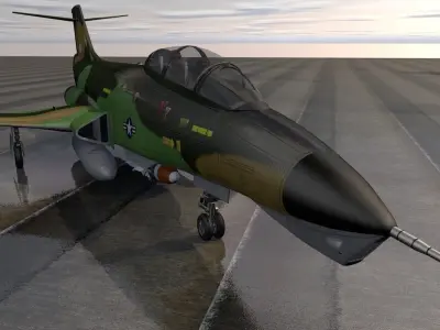 McDonnell RF-101B Voodoo 3D model