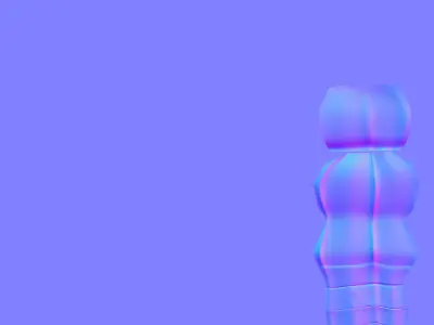 Rig Butterfly Low-poly 3D model