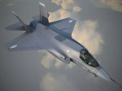 Lockheed Martin F-35B Lightning II 3D model