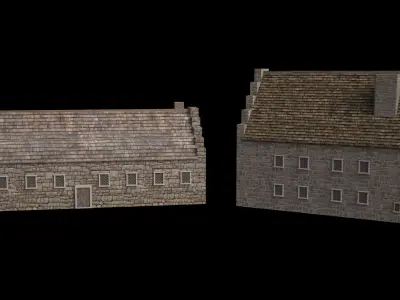 Meideval Castle set 3D model