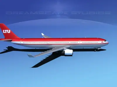 Airbus A330-300 LTU 3D model