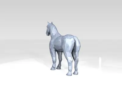 Horse Low Poligonal 3D model