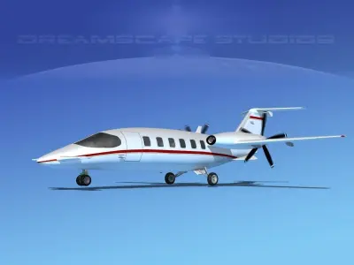 Piaggio Avanti P180 V05 3D model