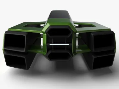 Racing Spaceship Achernar 3D model