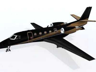 Citation Excel XLS Low Poly 6 livery Low-poly 3D model