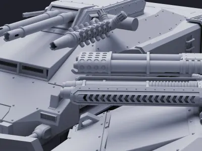 Defender APC - Mutant Militia 3D print model