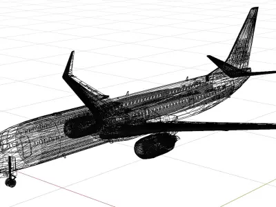 Boeing 737-800 Lion Air 3D model 3D model