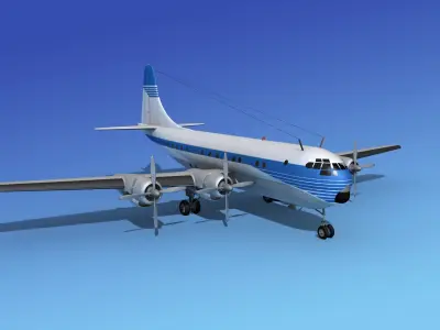 Boeing 377 Corporate 4 3D model