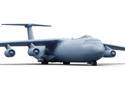 Lockheed C 141 B Starlifter 3D print model