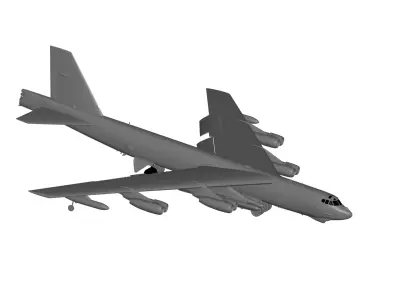 Boeing B-52 Stratofortress 3D model