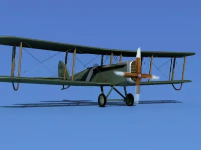 Airco DH-4 V04 US Air Mail 3D model