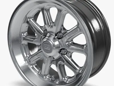 US Mags Rambler Wheel Chrome 3D model