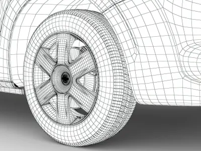 Nissan NV 250 Combi 2019 wheel 3D model
