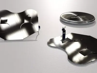 Battery Holder CR2032 3D model