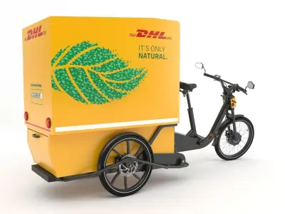 DHL delivery bike 3D model