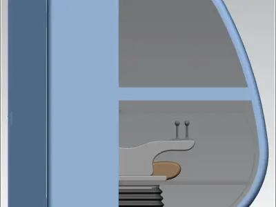 TOWER CRANE -Cabin- Free 3D model