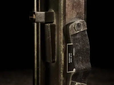 HT-1E Village Radio Low-poly 3D model