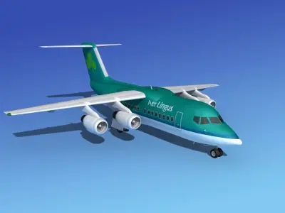 BAe 146-100 Aer Lingus 3D model