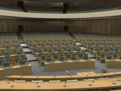 Conference room 3D model