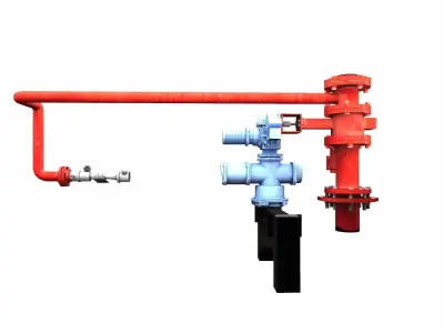 HVLR Pipe Low-poly 3D model