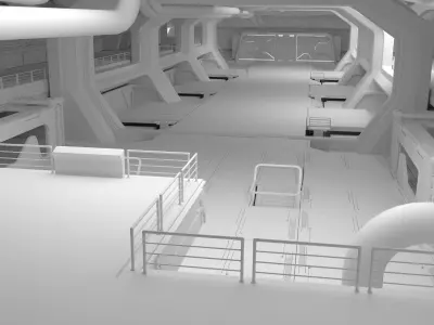 Troy Capital ship 3D model