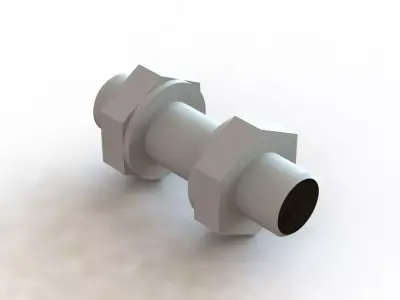 Sensor Balluff Indutivo M8x1 BES00 Inductive Balluff Sensor 3D model